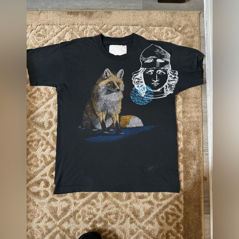 Vintage 2000's Rolland Berri Create  w screenprinted overlay | L